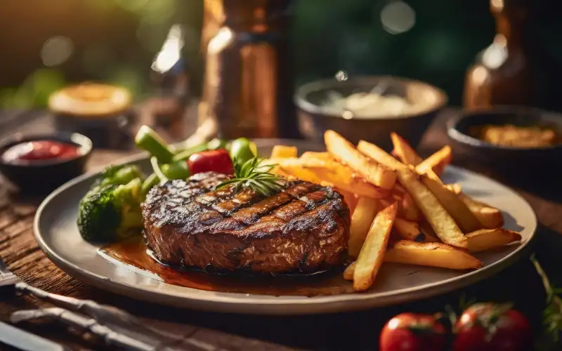 Steak de la maison Conquet